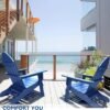 Blue Adriondack chair