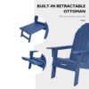 Blue Adriondack chair