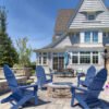 Adirondack Chair with Footrest