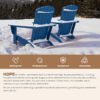 HDPE Adirondack Chairs