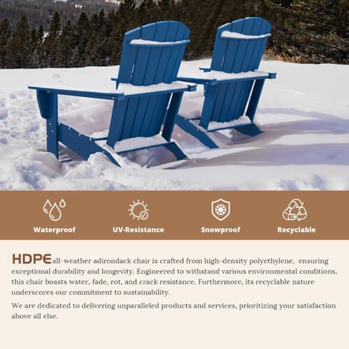HDPE Adirondack Chairs