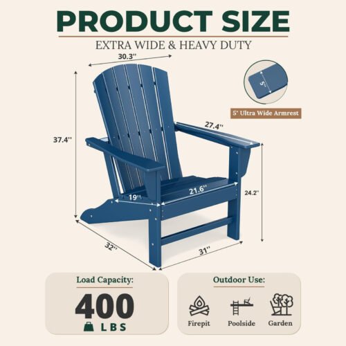 HDPE Adirondack Chairs 4 The Premier Patio Outdoor Furniture Manufacturer