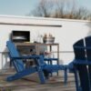Folding HDPE Adirondack Chair with Footrest