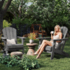 Folding Adirondack Chairs with Cup Holder