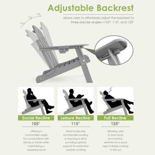 HDPE Folding Adirondack Chairs with Cup Holder 8 1 The Premier Patio Outdoor Furniture Manufacturer
